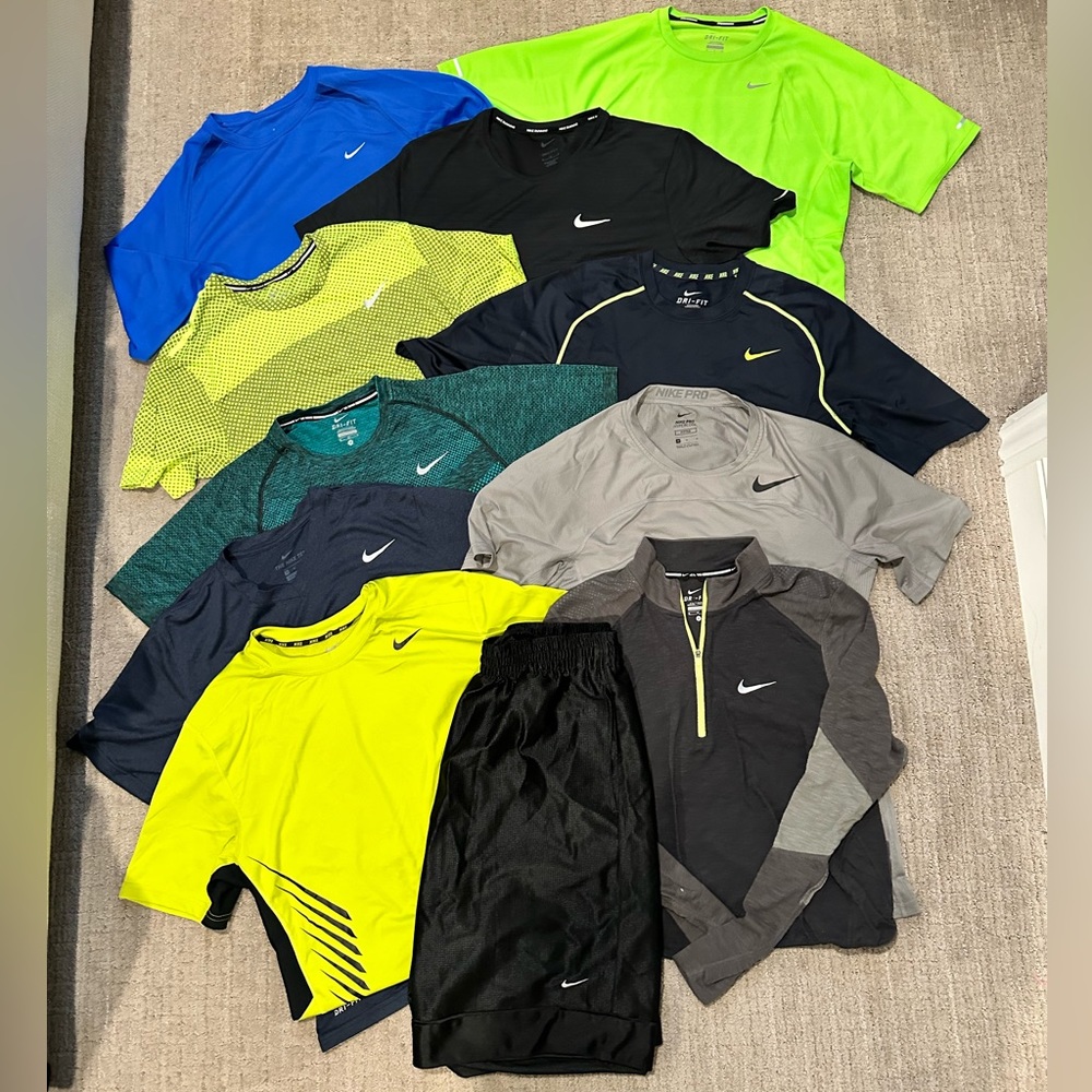 LOT OF MEN’S NIKE DRI-FIT SHIRTS